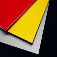 Panneau composite en aluminium Alucobond 4 mm PVDF ACM ACP pour façades, plafonds, cloisons intérieures et extérieures, revêtement mural extérieur