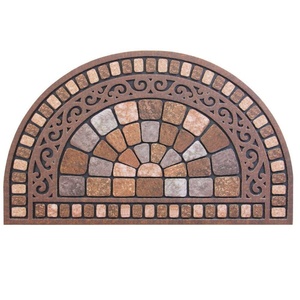 Custom Printed <b>Outdoor</b> Flocked Recycled Crumb Rubber Polyester Nylon Welcome Door <b>Mats</b> - Product Image 3