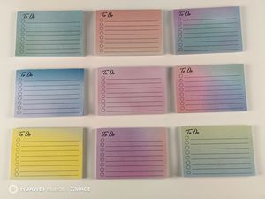 50 hojas de planificador diario de Color degradado, planificadores de presupuesto, Bloc de notas personalizado, Bloc de notas adhesivas, lista de horarios para hacer - Product Image 2