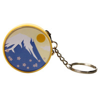 Porte-clés sonore enregistrable personnalisé, photos imprimées en typographie, tendance de la mode, certifié CE/ROHS/FCC, plastique ABS pour cadeaux d'affaires