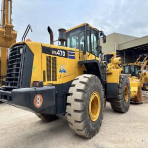 Venta de Producto Popular: Cargadora de Ruedas Komatsu WA470 Usada de Segunda Mano con Caja de Cambios y Bomba, Modelo 2018, Carga Nominal de 20090 kg, Alta Calidad - Product Image 3
