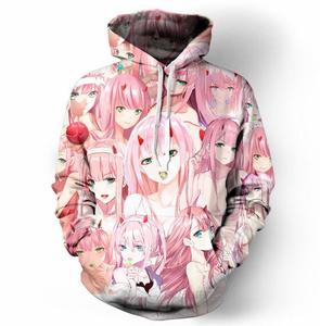 Ecowalson เสื้อมีฮู้ดพิมพ์ลาย3D สุดที่รักใน franxu อนิเมะสาว <span class=keywords><strong>ZERO</strong></span> <span class=keywords><strong>Two</strong></span> แฟชั่นเสื้อมีฮู้ดผู้ชายผู้หญิงเสื้อคอสเพลย์ฮาราจูกุ - Product Image 4