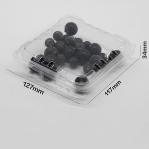 Hộp đựng trái cây gấp gọn, có thể tái chế, bán buôn tùy chỉnh, chất liệu nhựa, dùng để đóng gói dâu tây cho siêu thị - Product Image 5