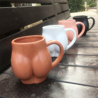Solhui-tasse en céramique personnalisée, nouveauté, corps drôle de femme, cul en forme de fesses, tasse à café, lait, tasse de Table à manger, tasse de Sculpture