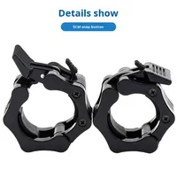 Clip de verrouillage d'écrou à dégagement rapide Snap Lock accessoires d'haltères fixes en plastique pour barre et pince de barre d'haltère