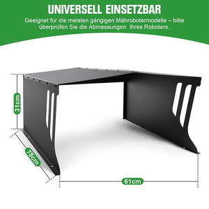 JH-Mech Protezione Completa, Installazione Senza Attrezzi, Facile da Montare, Utilizzo in Ogni Condizione Atmosferica, Design Fisso Elegante, Acciaio al Carbonio, Impermeabile, Durevole, per <span class=keywords><strong>Garage</strong></span> - Product Image 2