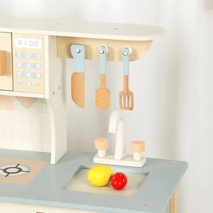 Ensemble de cuisine éducatif en bois Montessori DIY 2026 pour enfants - Jeu de puzzle créatif unisexe à partir de 5 ans - Product Image 4