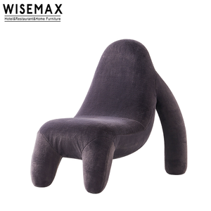 WISEMAX – meuble créatif en forme de singe, confortable, pour <span class=keywords><strong>la</strong></span> maison, petit canapé, chaise de salon en tissu - Product Image 2