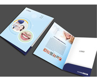 Carpeta de Presentación de Documentos Personalizada, Impermeable, con Laminación, Grabado en Relieve, Ranura para Tarjetas de Visita, Impresión CMYK