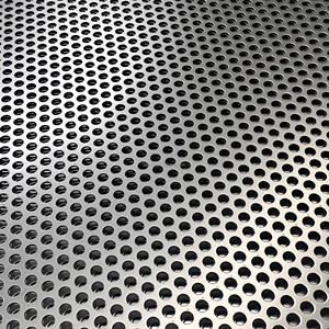 פלדה גיליון מחורר פלדה פלדה מרופדת ממתכת מחוררת גיליון מתכת מחורר - Product Image 1