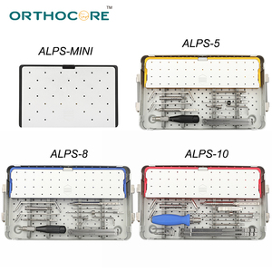Alpen 10 11.5Mm Dierlijke Huisdier Chirurgische Titanium Vergrendeling Veterinaire Instrumenten Orthopedische Set