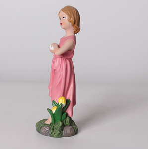 Résine Artisanat Fleur Fée Poupée Décoration <span class=keywords><strong>Ange</strong></span> Européen Ornements Esthétique Jardin Décoration - Product Image 3