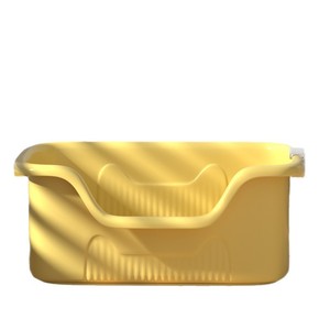 Bac à litière pour chat extra large anti-éclaboussures semi-fermé/ouvert, bac à litière géant pour chat, fournitures pour chats en gros - Product Image 3