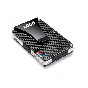<span class=keywords><strong>Portafoglio</strong></span> Minimalista in Fibra di Carbonio <span class=keywords><strong>e</strong></span> Alluminio con Clip Fermasoldi <span class=keywords><strong>e</strong></span> Protezione RFID, Personalizzabile con LOGO - Campione Gratuito - Product Image 4