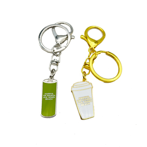 Logo personnalisé en gros imprimé en alliage de zinc métal émail dur porte-clés conception personnalisée plage cadeau souvenir touristique - Product Image 6