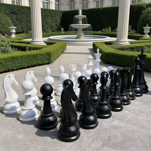 <span class=keywords><strong>Scacchi</strong></span> in Resina Personalizzabili Moderni e Minimalisti, Scultura Artistica Premium <span class=keywords><strong>a</strong></span> <span class=keywords><strong>Tema</strong></span> Festa per Collezione ed Esposizione - Product Image 2