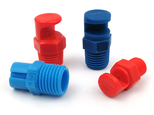 Boquilla de ventilador plano serie FY 1/8 "1/4" PP K, cortina de agua, boquilla de pulverización plana de gran angular deflector - Product Image 3