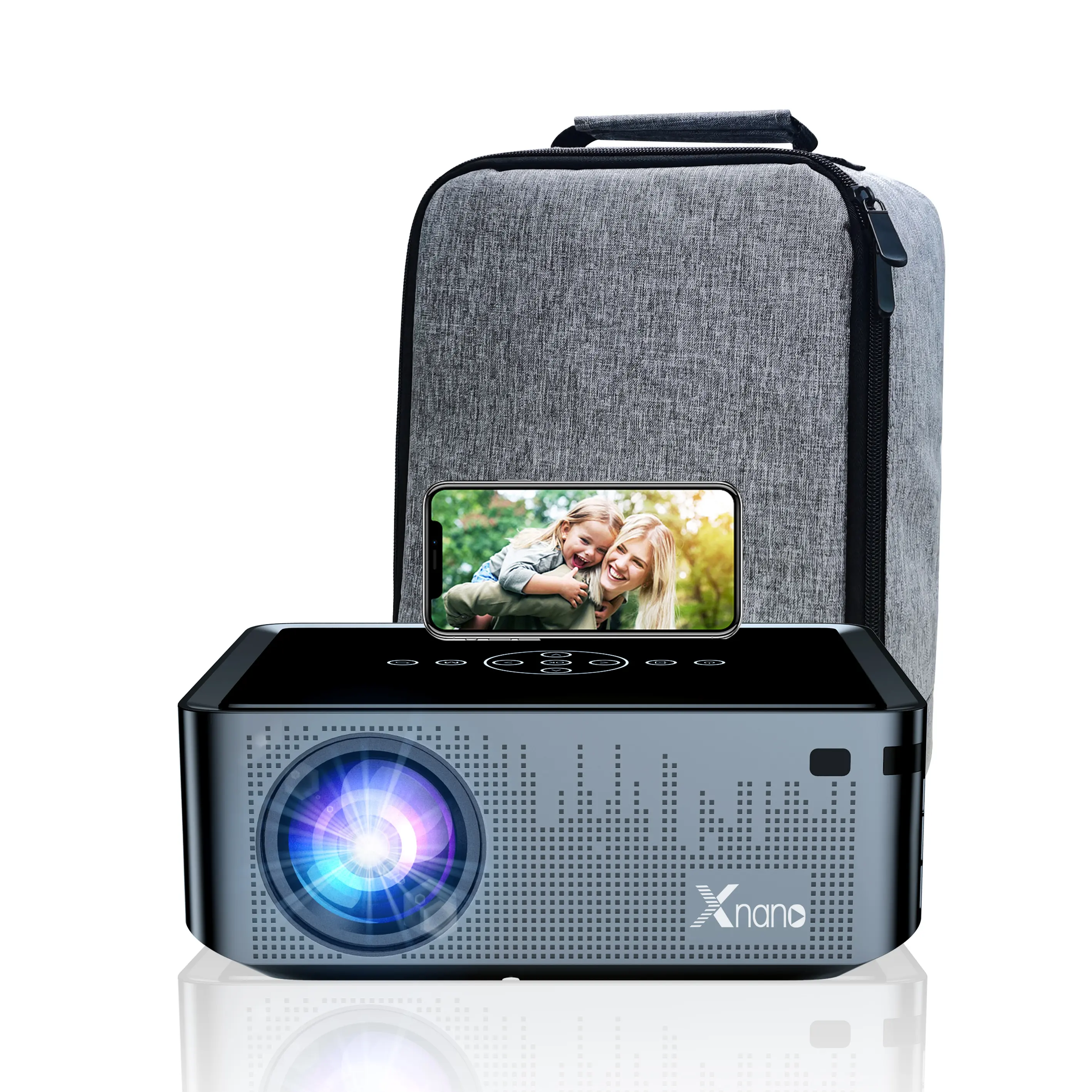 XNANO नवीनतम लोकप्रिय X1 PRO प्रोजेक्टर मैनुअल फोकस 4k वायरलेस HD 1080p नेटिव सराउंड साउंड 8K प्रोजेक्टर
