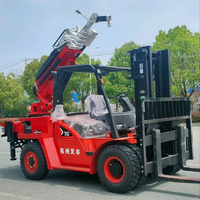 Grue montée sur camion de haute qualité, grue arrière pour chariot élévateur, flèche pliante, grue élévatrice de 7, 10, 25 et 30 tonnes