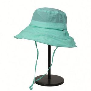 New Arrival Summer Fashion Trendy Women Sun Fisherman Hat Fast Dry Solid Color Wide Brim Travel Beach <b>Sunscreen</b> Bucket Hat - Product Image 5