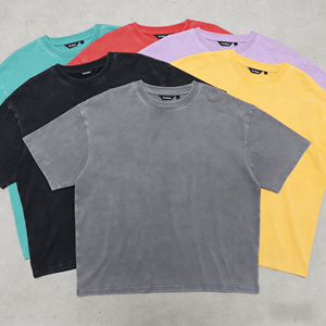 Camiseta de Gran Tamaño, Corte Cuadrado, 100% Algodón Terry, Personalizada por el Fabricante, con Impresión Gráfica DTG Personalizada para Hombre - Product Image 1