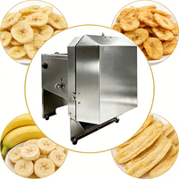 Automatische bananen snijmachine 130 tpm voor restaurants, stopt langzame handmatige snijding, 775 motor elektrische versie, nieuw, eenvoudig te bedienen