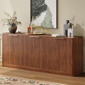 Mueble de TV Moderno de Estilo Americano con Puerta Empotrada de Piedra, Estantes Abiertos para Almacenamiento, Mueble para Sala de Estar, Oficina, <span class=keywords><strong>Entrada</strong></span>, Hogar - Product Image 2