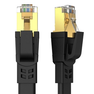 สายแพทช์เน็ตเวิร์คแบบแบนสำหรับภายในอาคาร CAT8 ป้องกันสัญญาณรบกวน RJ45 ความเร็วสูง 40Gbps 2000Mhz สายทองแดง SFTP สำหรับเล่นเกมส์บนพีซี Xbox ความยาว 5 เมตร และ 1 เมตร - Product Image 2