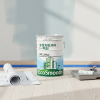 Revêtement en silicate inorganique à base d'eau, écologique, personnalisable en couleur, pour décoration intérieure, résistance à la liaison de 0,3 MPa, lavable