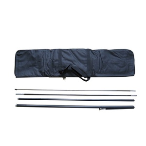 Mât de drapeau à plumes de 4,5 m en aluminium et fibre de verre pour l'extérieur, idéal pour les événements festifs, la décoration de magasins et les <span class=keywords><strong>activités</strong></span> commerciales. - Product Image 2
