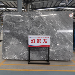 Wenlei Wholesale Polished Glazed Cloud Grey Marble <strong>Slab</strong> Wall Tiles Modern Design Customized Marble <strong>Slab</strong> Wall Panel - Product Image 2