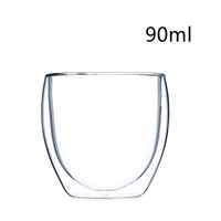 Mug à thé en verre borosilicate à double paroi au design moderne avec couvercle anti-fuite, sans BPA et résistant à la chaleur, pour la maison, le bureau et les fêtes