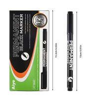 Marqueur permanent à séchage rapide imperméable à base d'huile, non décolorant, à pointe ronde, pour marquage de pneus industriels, papier de marquage de pneus, 2 mm, stylo marqueur sans pinceau