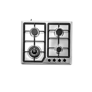 <span class=keywords><strong>Estufa</strong></span> de Gas de Acero Inoxidable de 4 Quemadores, Empotrable, de Doble Uso, Herramienta de Cocina Doméstica con Potencia de 3200-4000W, Ahorro de Energía - Product Image 1