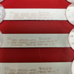 Bandes LED de rétroéclairage pour téléviseur HX-NO.2145 5850-W55000-AP00 43MK-W55G20-YAP00 à utiliser pour les téléviseurs 55M9 55 pouces, barre LED 507 mm - Product Image 3