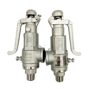 Válvula de seguridad de acero inoxidable Taizhou Guangyi A28W-16P, válvula de alivio de presión ajustable roscada para caldera de vapor y tanque de gas - Product Image 4