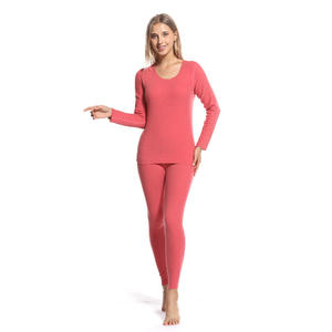 Sous-vêtements thermiques d'hiver AI-MICH en gros de haute qualité en gros sous-vêtements thermiques d'hiver à encolure dégagée personnalisés pour les femmes - Product Image 5
