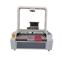 Machine de gravure laser automatique SUKE à alimentation PLC et moteur pour tissus avec projecteur – Prix usine