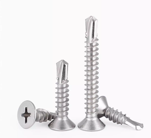 Tornillos autorroscantes de acero inoxidable 410 con cabeza avellanada y pasadores de cola de milano, tamaño completo - Product Image 2