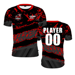 Schnelltrocknende Fußball-Teamuniform mit individuellem Logodruck, Name und Nummer, atmungsaktives Fußballtrikot-<span class=keywords><strong>Set</strong></span> - Product Image 4
