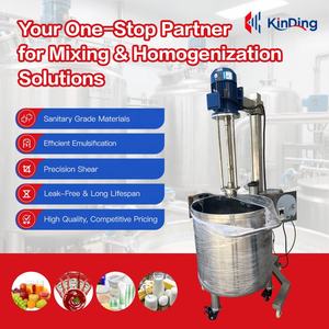Máy trộn nhũ tương hóa mỹ phẩm, máy trộn cao tốc điện di động, máy trộn đồng nhất - Product Image 3
