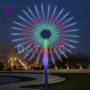 Luminous Outdoor IP65 Waterproof <b>LED</b> Firework <b>Tree</b> <b>Lights</b> Customizable Color for Landscape Plaza Resort Evening Scene - Product Image 4