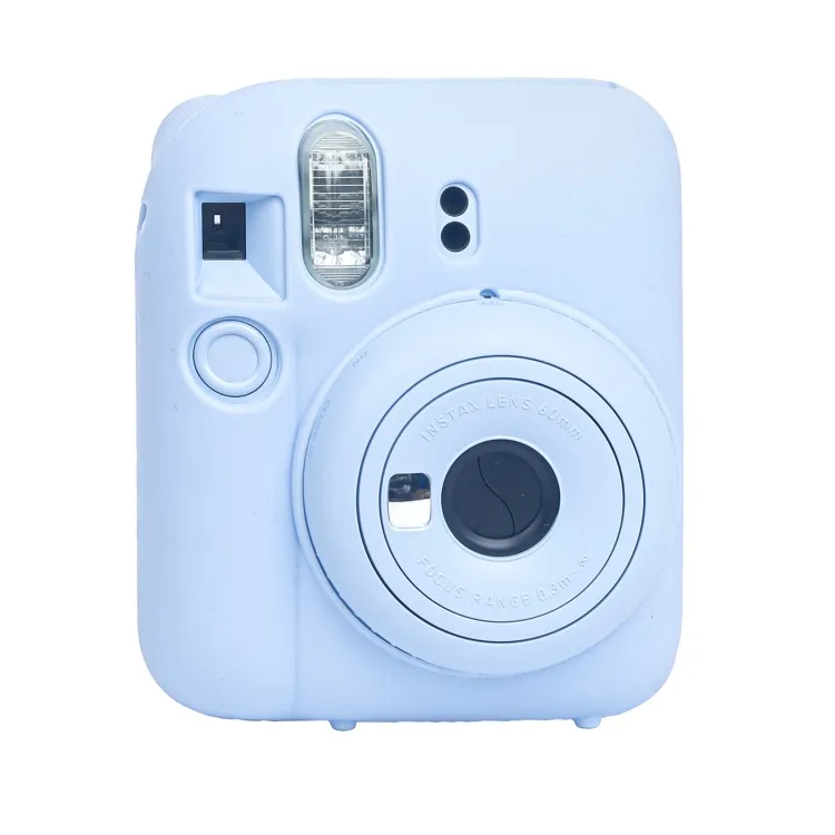 Wholesale For FUJIFILM instax mini 12 Soft Silicone Camera Protective Case(Blue)