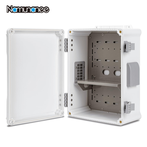Распределительная коробка Namunanee OEM F-13 для наружного применения, корпус из АБС-пластика с внутренней монтажной панелью и откидной крышкой, степень защиты IP55 - Product Image 1