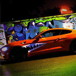 Y-NICE CST009 stile Business grande Area bocca di squalo grande Design bianco riutilizzabile PVC <span class=keywords><strong>auto</strong></span> adesivo <span class=keywords><strong>per</strong></span> il lato del corpo Cross-Border - Product Image 3