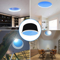 Panel de Luz LED Circular con Simulación de Ventana y Control Inteligente Tuya, Marca BBIER