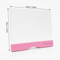 Lampe de bureau RVB lumineuse 2026, best-seller, pour la maison, le bureau, la salle de restaurant, panneau d'affichage LED portable, tableau de dessin LED