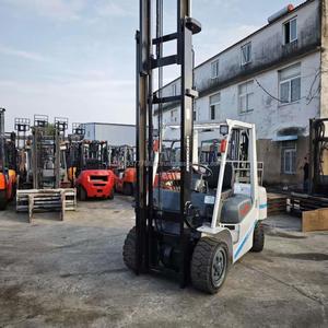 Hot Sale Japanese Original Brand <b>Used</b> 3 Ton Diesel Engine TCM HL30 Forklift Truck Two Stages Rated Load Capacity Rough Terrain - Product Image 4
