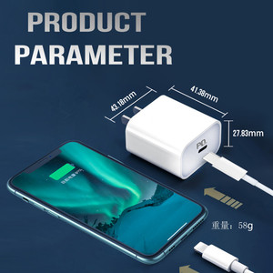 18W 20W USB-C PD Fast Charger <span class=keywords><strong>Original</strong></span> US EU plug USB C Power Adapter for <span class=keywords><strong>iPhone</strong></span> 11 12 - Product Image 6