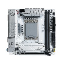 ERYING MODT ITX B760i Motherboard Gaming Desktop Baru ARGB LGA 1700 Intel Core I3/I5/I7/I9 Generasi ke-12-14 Dual Channel DDR5 SATA